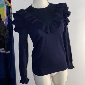 Ted baker sweater size 1 navy blue